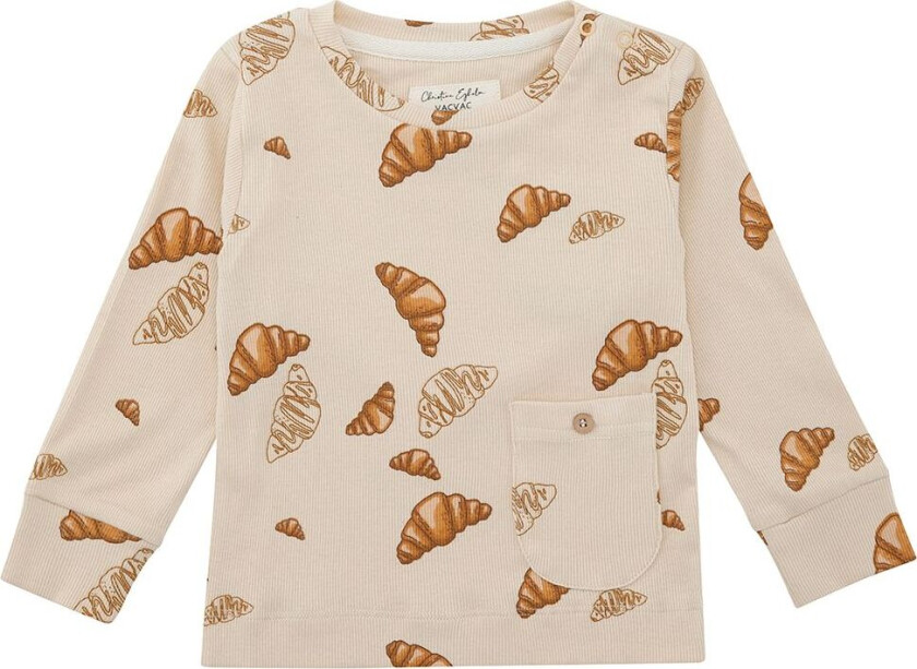 Genser - Ello - Rib - BIG Croissant Love - - 7-8 år (122-128) - Genser