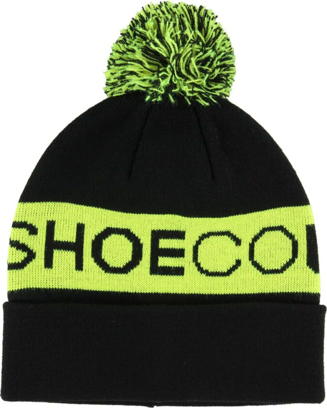 Strikkelue - Svart/Neongul m. Dusk - - OneSize - Lue