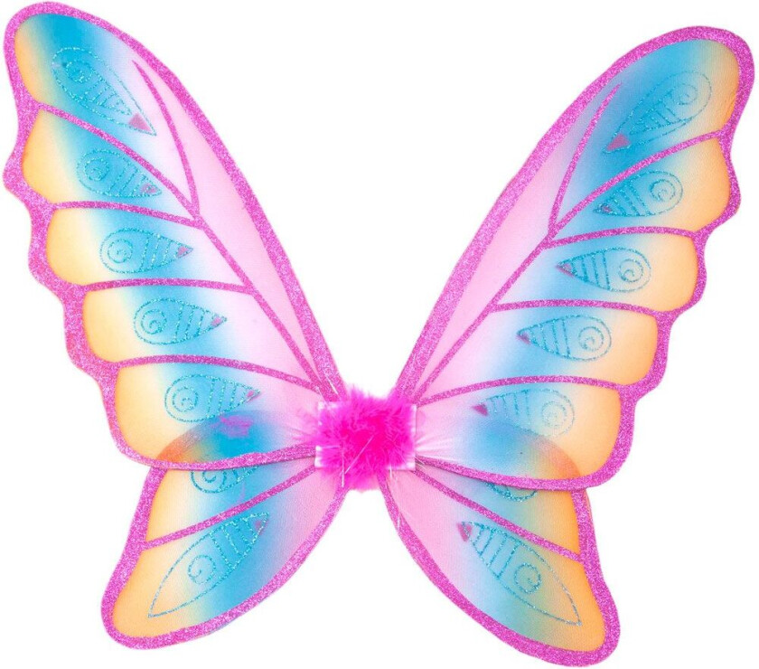 Kostymer - Regnbue - Fuchsia m. Glitter - - OneSize - Kostymer