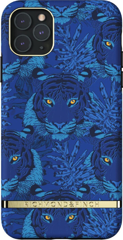 Deksel - iPhone 11 Pro Max - Blue Tiger - - OneSize - Trekk