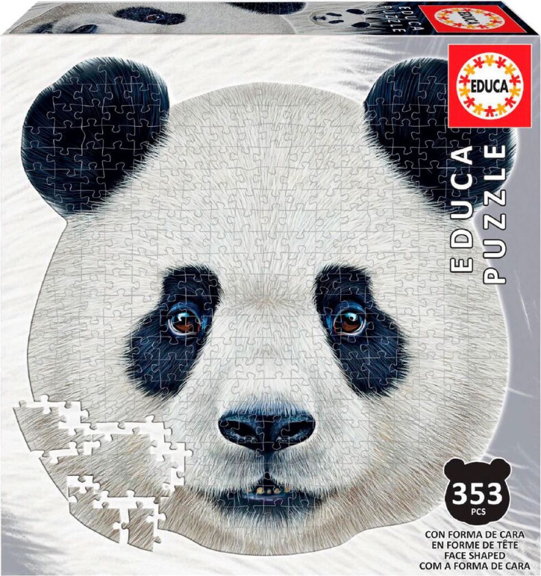 Puslespill - 353 Brikker - Pandahode - - OneSize - Puslespill