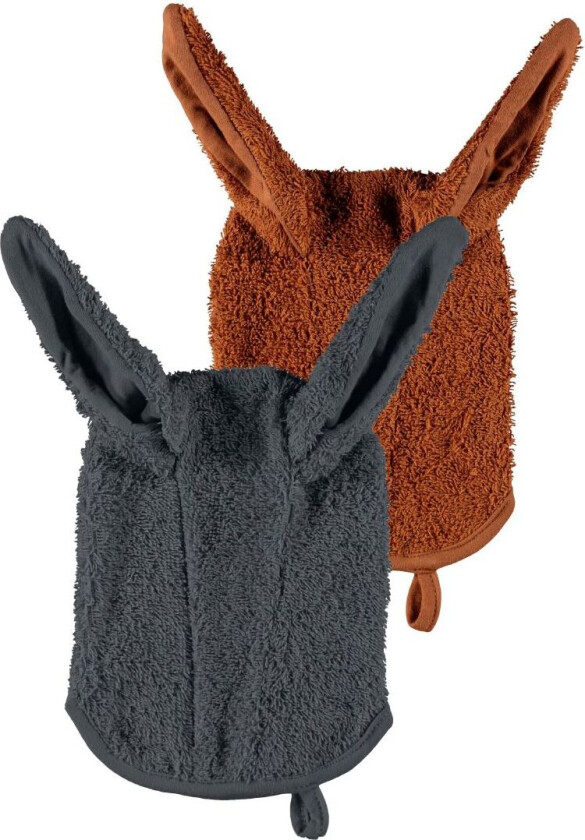 Oppvaksehandske - NbnRio - Iron Gate/Caramel - - OneSize - Vaskeklut