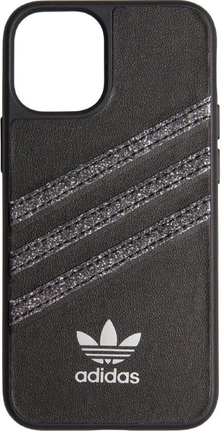 Deksel - iPhone 12 Mini - Svart m. Glitter - - OneSize - Trekk