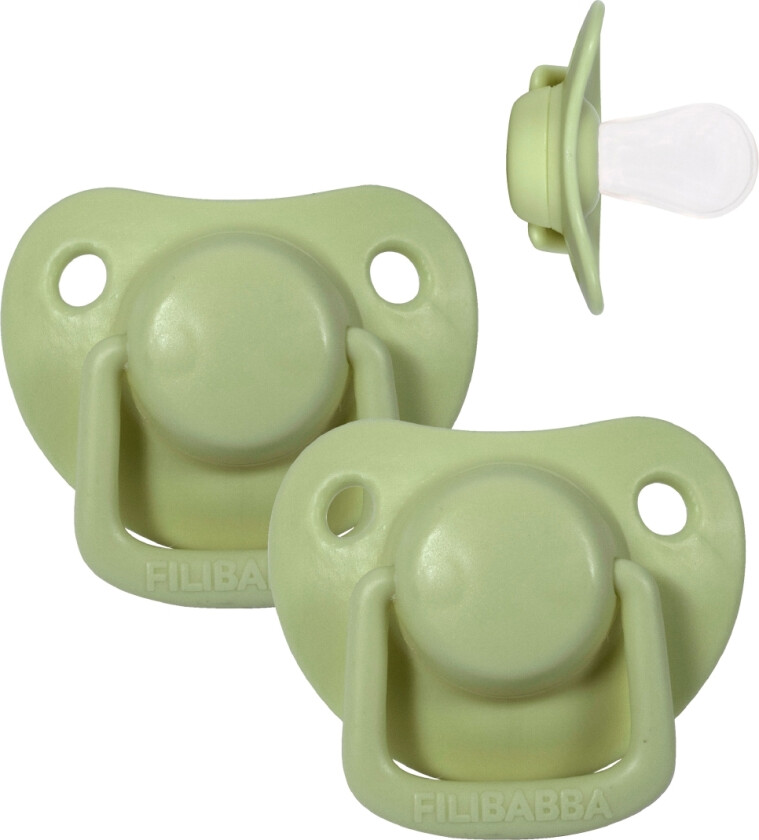 Smokk - 2-pack - 0-6 md. - Pistasj - - 0-6 md - Smokk