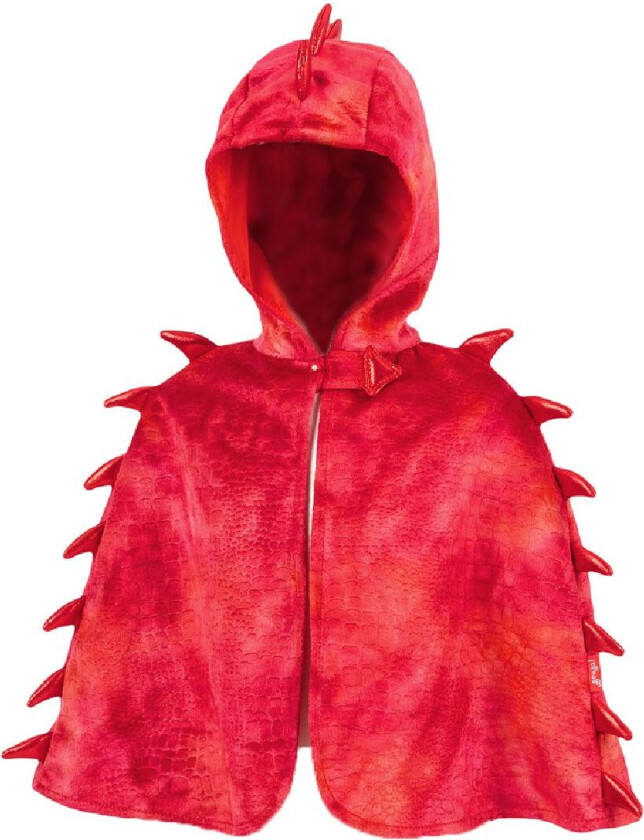 Kostymer - Kappe - Drage - Rød - - 2 år (92) - Kostymer