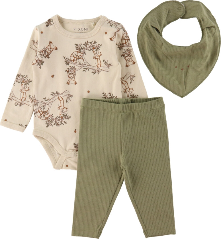 Gavepakke - Leggings/Siklesmekke/Body L/æ - Ren Bliss - - 56 - Langermet Body