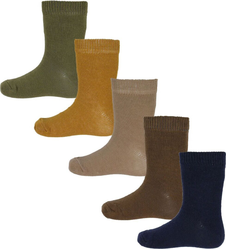 Sokker - 5-pack - Multi - Tørket Herbs - - 19/22 - Sokker