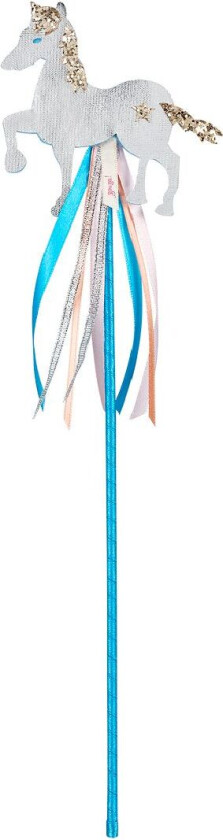 Kostymer - Tryllestav m. Hest - Blå - - OneSize - Kostymer
