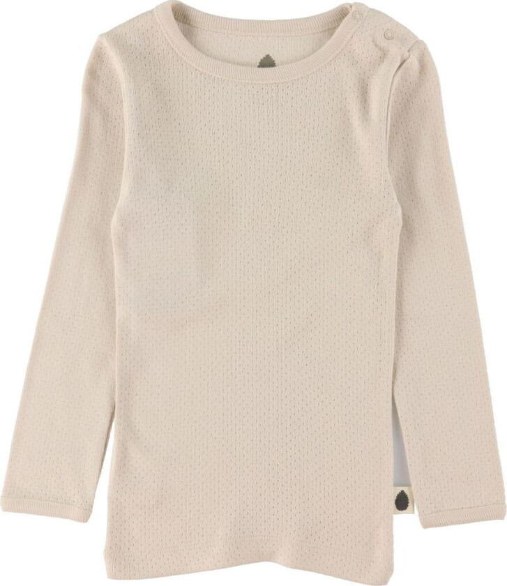 Genser - Pointelle Dot - Natur - - 8 år (128) - Genser