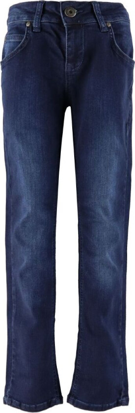 Jeans - Straight - Dark Denim - - 8 år (128) - Jeans