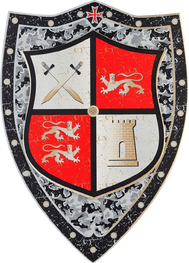 Kostymer - Skjold - Gerard - Grå - - OneSize - Kostymer