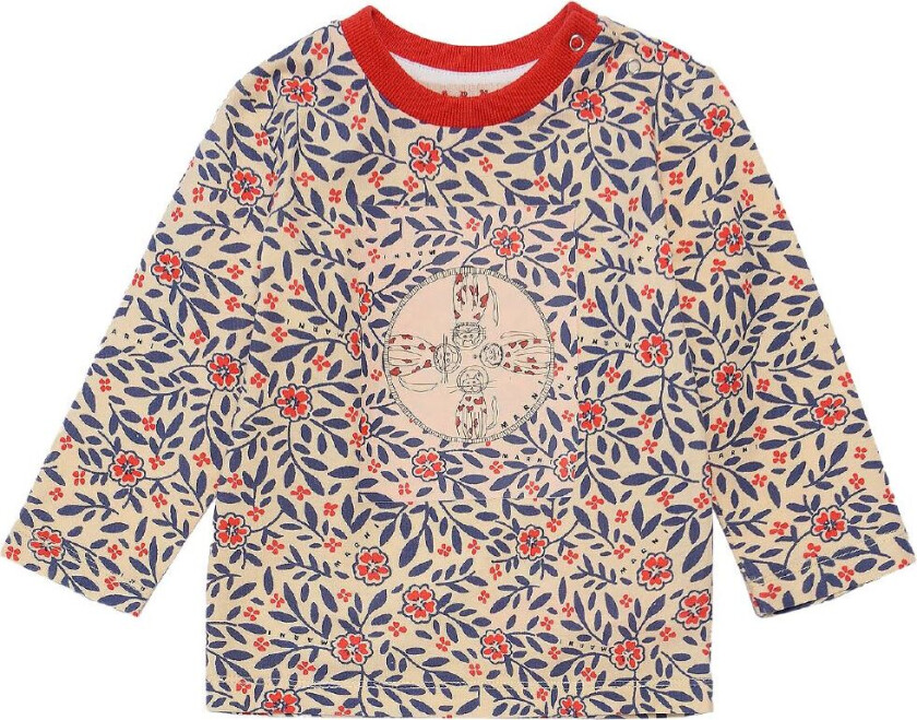 Genser - Gul m. Blå Mønster - - 1½ år (86) - Genser