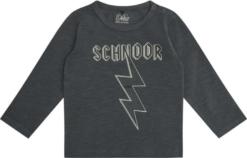 Petit By Sofie Schnoor Genser - Sebastian - Svart m. Trykk - Sofie Schnoor - 68 - Genser