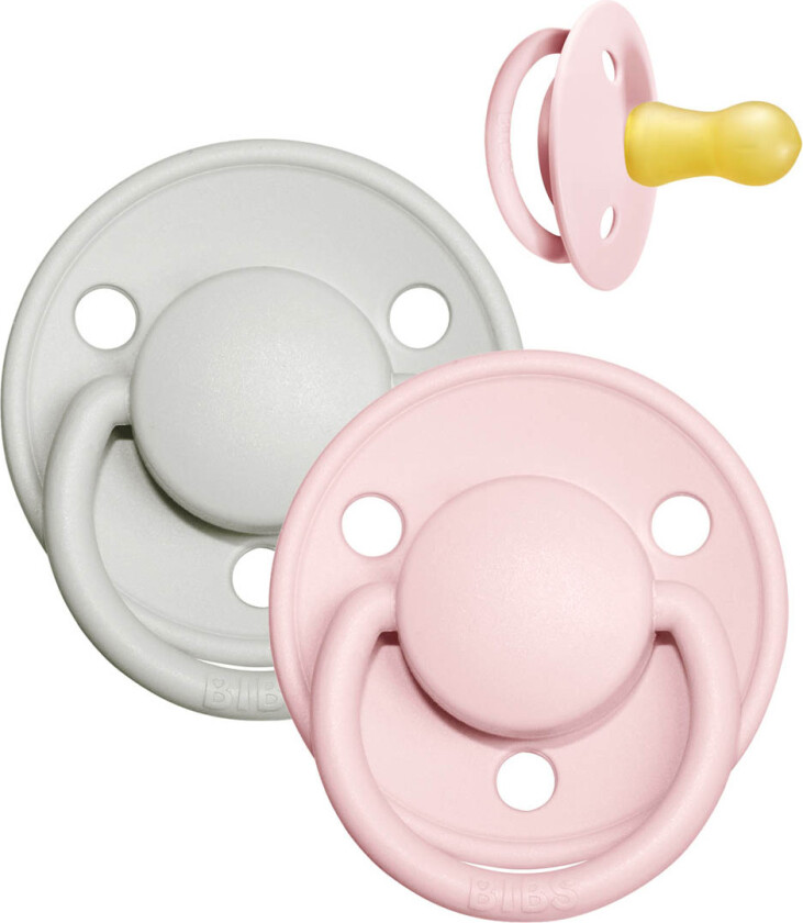 De Lux Smokker - 2-pack - Str. 2 - Rund - Haze/Blossom - - 6+ md - Smokk