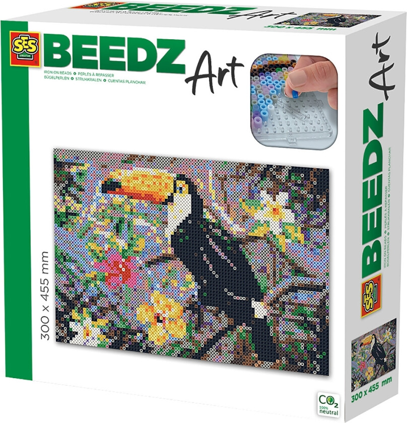 Strykeperlesett - 7000 stk. - Tukan - - OneSize - Perler