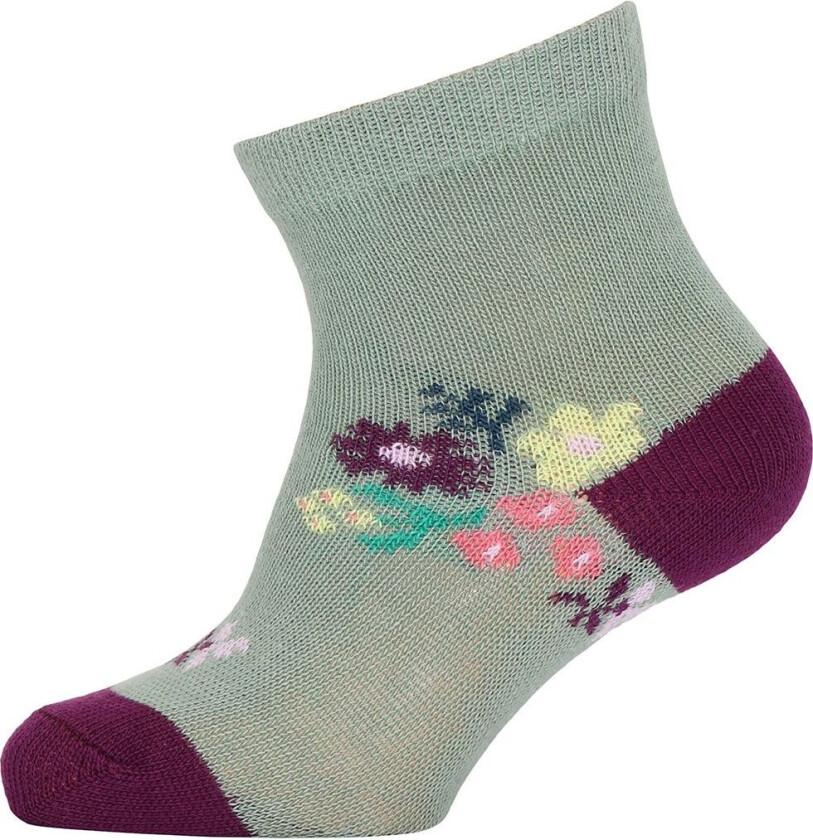 Sokker - Petit Blomster - Grønn - - 15/16 - Sokker