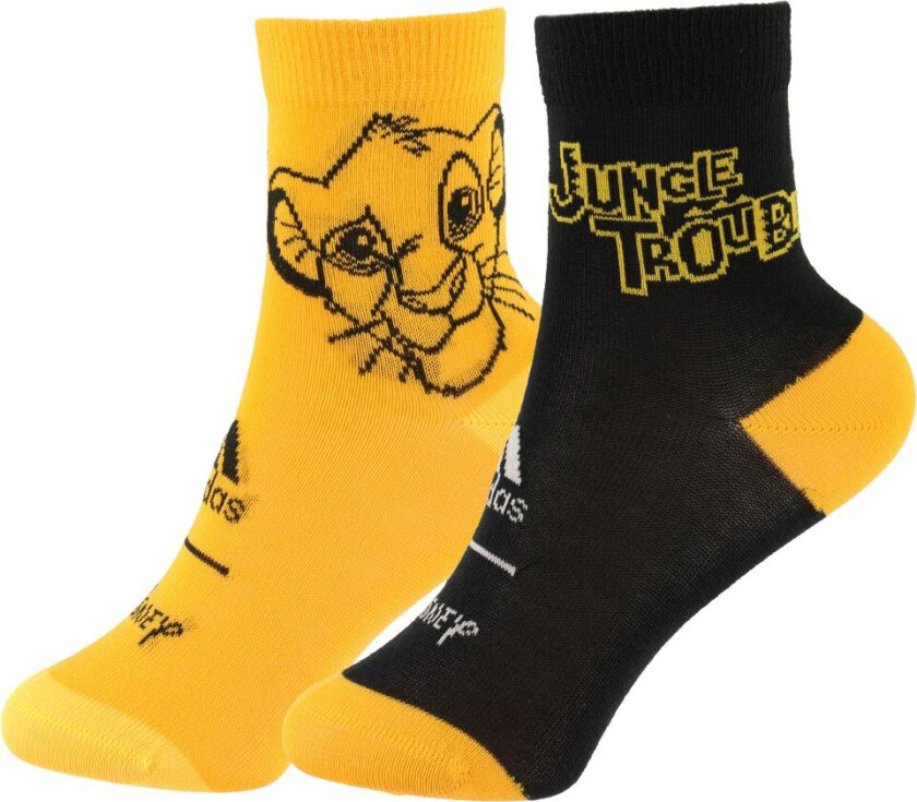 Sokker - 2-pack - The Lion King - Svart/orans - - 19/21 - Sokker