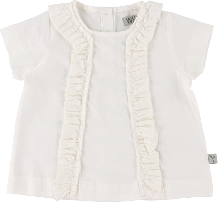 T-skjorte - Bluse Nicoline - Hvit - - 68 - T-skjorte