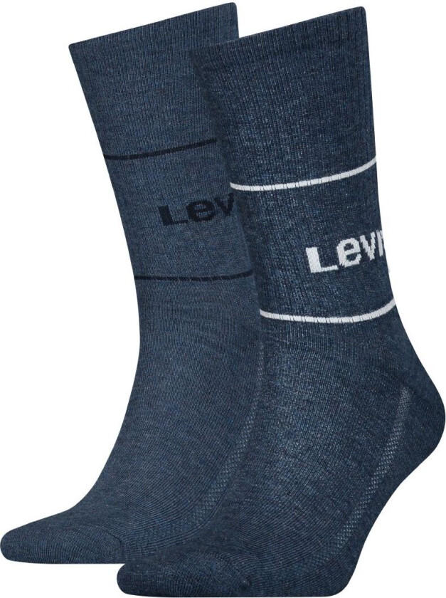 Sokker - 2-pack - Short Sokk - Denim - - 39/42 - Sokker