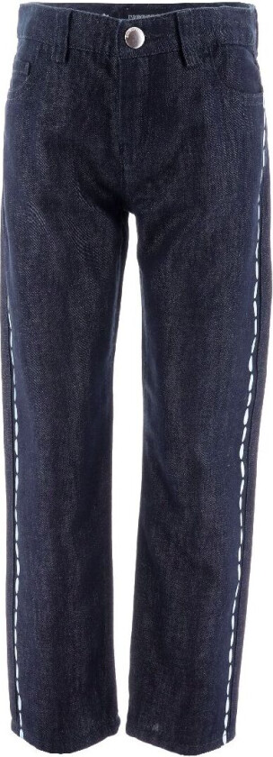 Jeans - Blå m. Striper - - 6 år (116) - Jeans