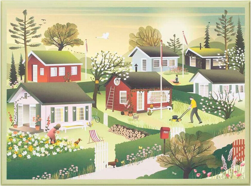 Puslespill - 1000 Brikker - Small Houses - - OneSize - Puslespill