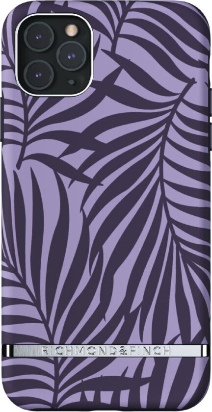 Deksel - iPhone 11 Pro Max - Purple Palm - - OneSize - Trekk
