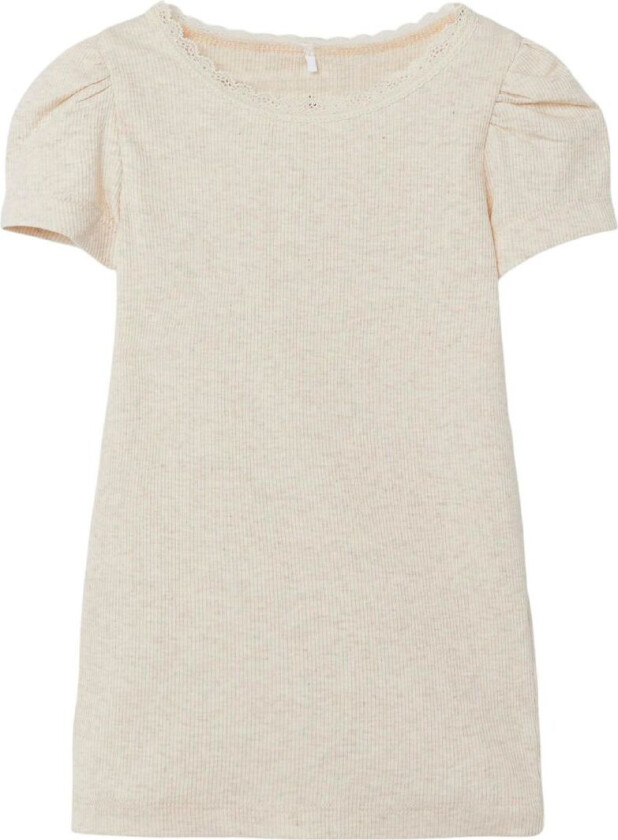 T-skjorte - Rib - Noos - NmfKab - Peyote Melange - - 9-10 år (134-140) - T-skjorte