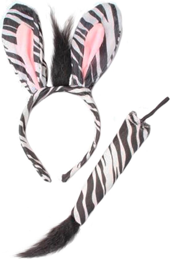 Kostymer - Hårbøyle/hale - sebra - - OneSize - Kostymer