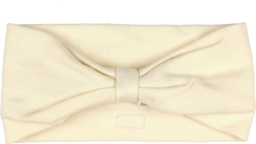 Pannebånd - Krem m. Sløyfe - - 9-24 md - Lue