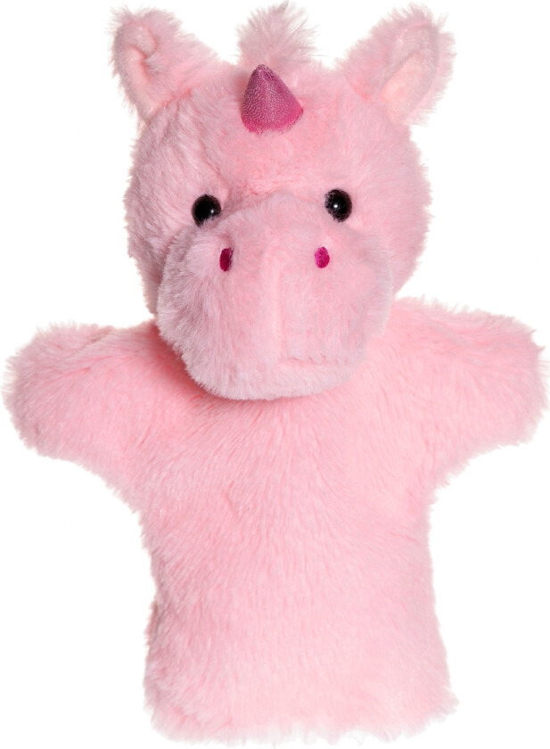 Hånddukke - 23 cm - Enhjørning - - OneSize - Leketøy