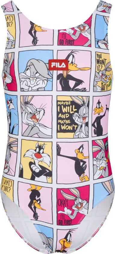 Badedrakt - Lebork - Lilac Sachet m. Looney Tunes - - 1½-2 år (86-92) - Badetøy