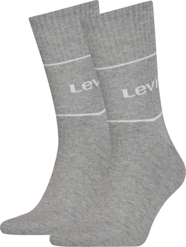 Sokker - 2-pack - Grey Melange - - 43/46 - Sokker