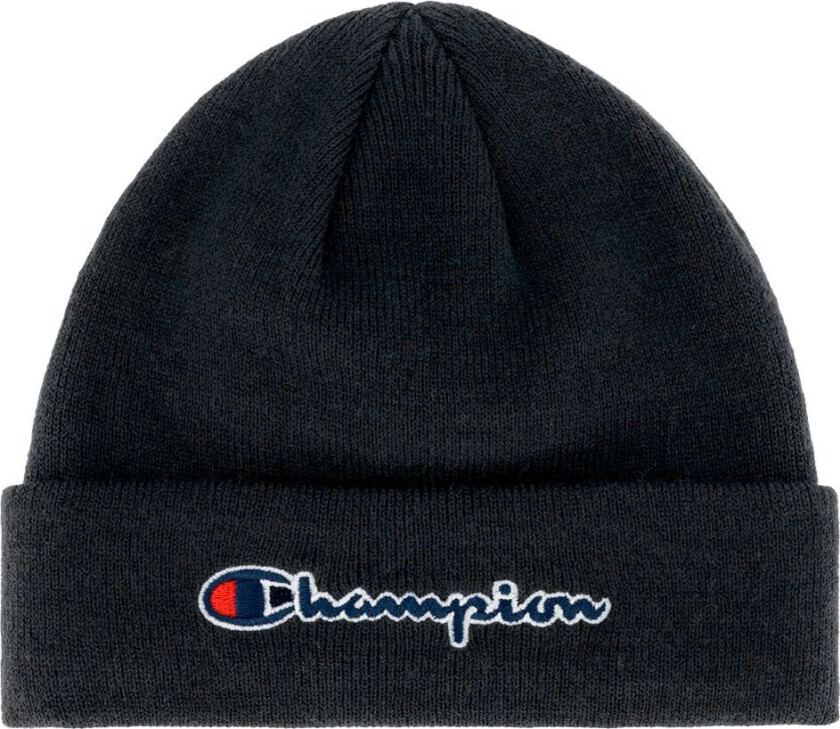 Lue - Strikk - Junior - 2-lags - Svart - - OneSize - Lue