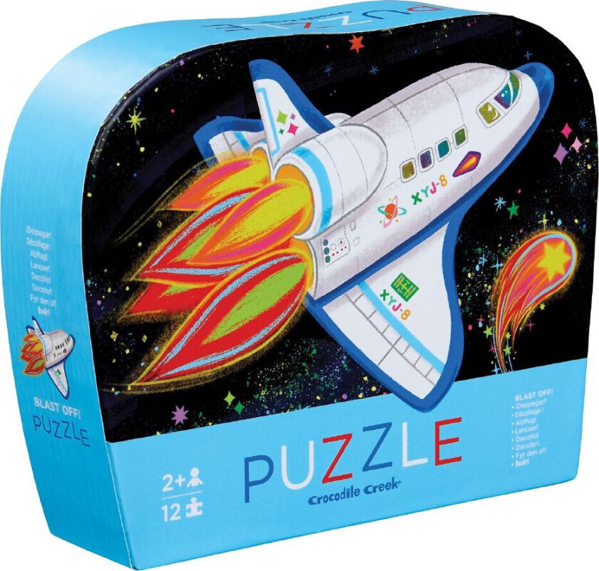 Puslespill - 12 Brikker - Blast Off - - OneSize - Puslespill