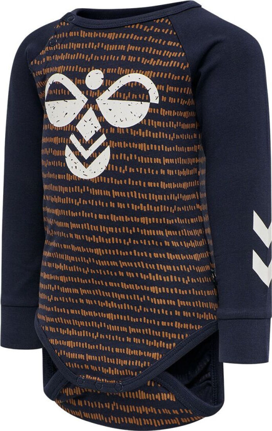 Body I/e - hmlBuster - Black Iris - - 1 år (80) - Langermet Body