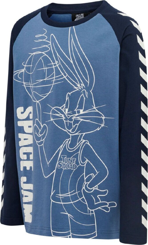 Genser - hmlSpace Jam Boys - Blue Horizon m. Spinner Snup - - 4 år (104) - Genser