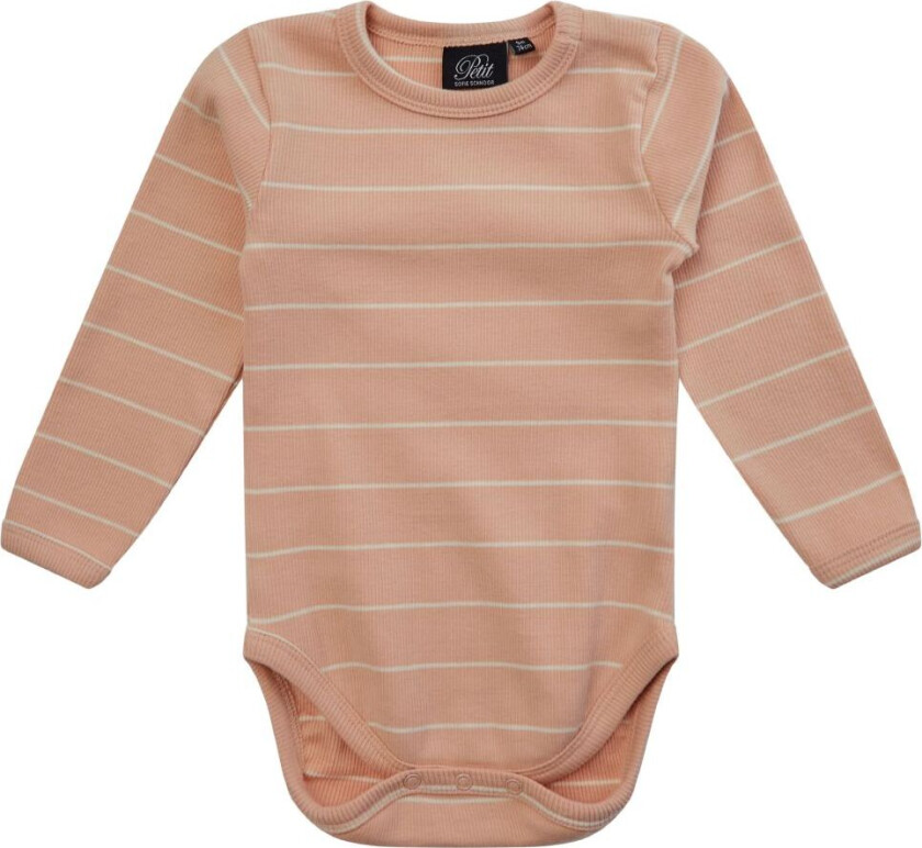 Body L/æ - Stripete - Nougat - - 56 - Langermet Body