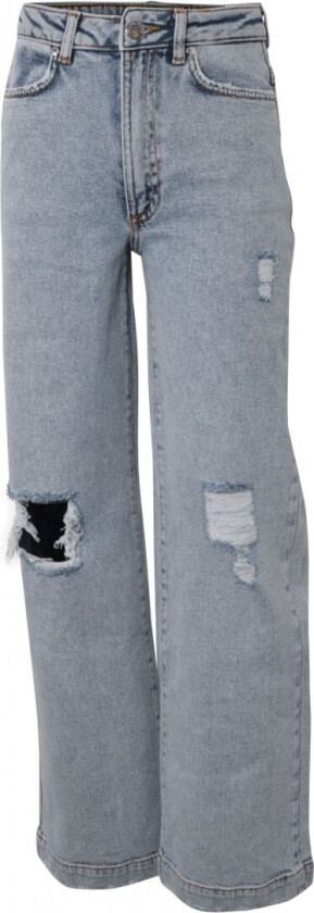 Jeans - Bred- Light Blue - - 16 år (176) - Jeans