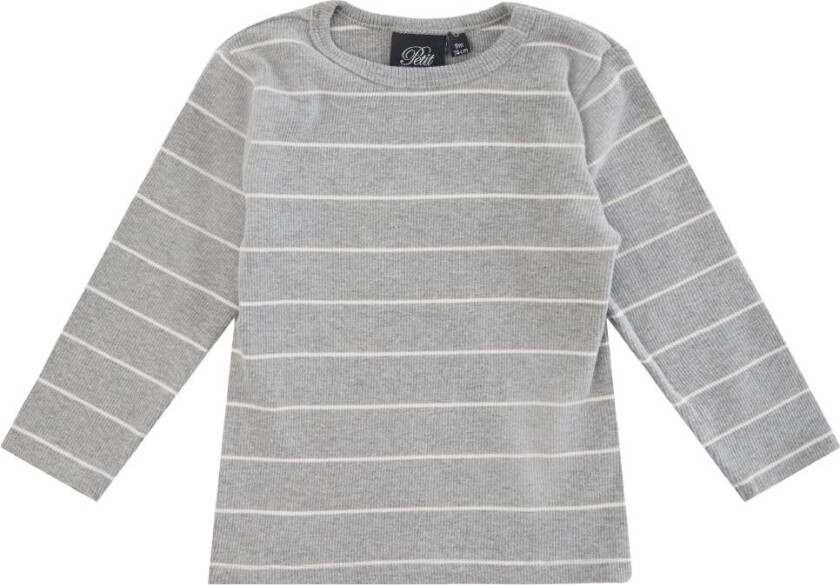 Genser - Stripete - Grey Melange - - 1 år (80) - Genser