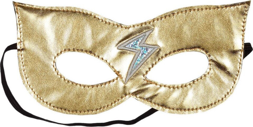 Kostymer - Maske - Super Hero - Gull - - OneSize - Kostymer