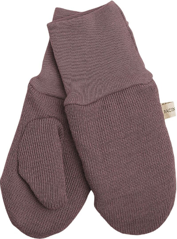 Votter - Ull/Bomull - Dusty Purple - - 6-8 år (116-128) - Votter