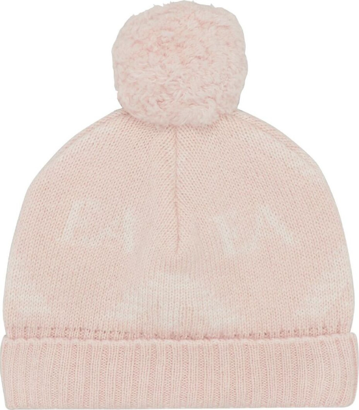 Lue - Ull/Silke - Rosa m. Hvit - - 9 md - Lue