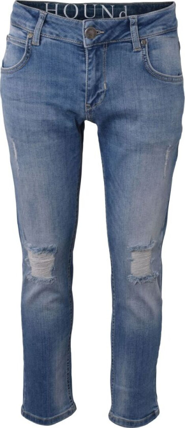 Jeans - Straight - kastet Blue - - 8 år (128) - Jeans