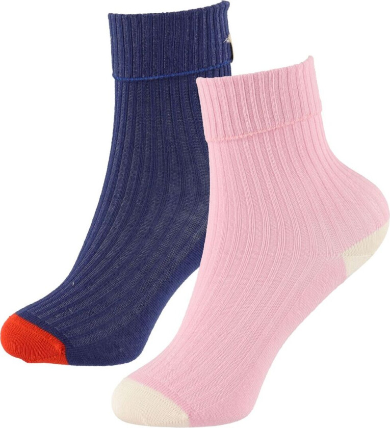 Sokker - 2-pack - Blå/Rosa - - 16/19 - Sokker