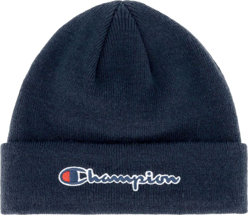 Lue - Strikk - Junior - 2-lags - Navy - - OneSize - Lue