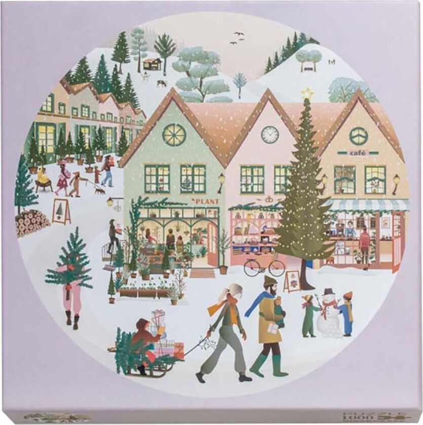 Puslespill - White Jul - 1000 Brikker - - OneSize - Puslespill