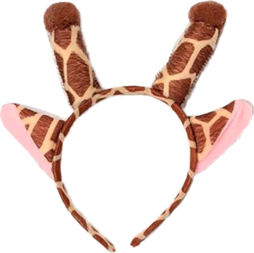 Kostymer - Hårbøyle m. Ører - Sjiraff - - OneSize - Kostymer