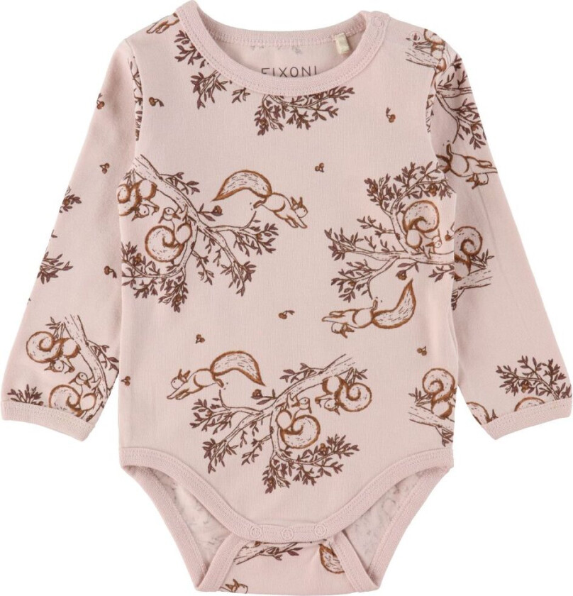 Body L/æ - stille Violet - - 1½ år (86) - Langermet Body