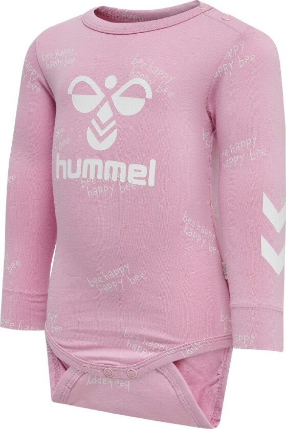 Body L/æ - hmlCalen - Mauve Mist - - 3 år (98) - Langermet Body