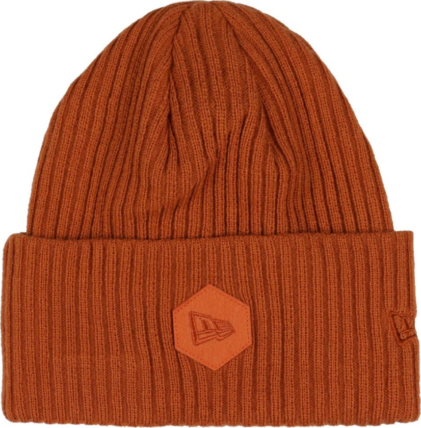 Lue - Ribbet mansjett - Brent Oransje - - OneSize - Lue